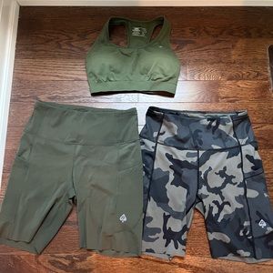 Zero Foxtrot Sports Bra & Biker Shorts Set - Large